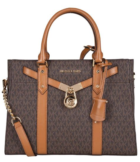 michael kors hamilton traveler large leather satchel|michael kors nouveau hamilton large.